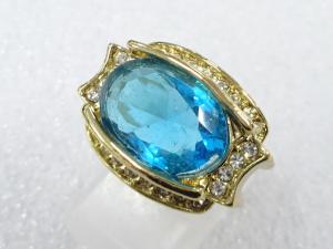 色石　指輪(8号)